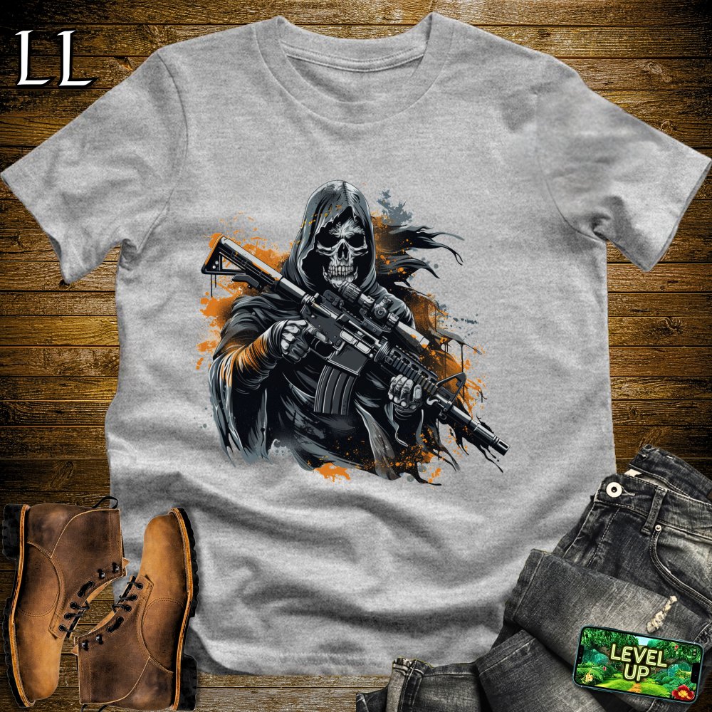 Warzone Grim Reaper Softstyle Tee - Sport Grey - LegacyLayers