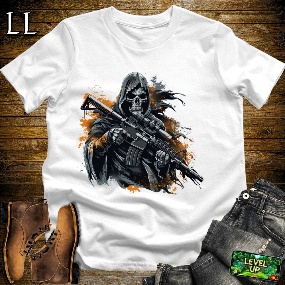 Warzone Grim Reaper Softstyle Tee - White - LegacyLayers