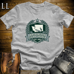 Washington Cigar Smoker Shield T-Shirt Sport Grey | Washington Cigar Crest Gift Tee