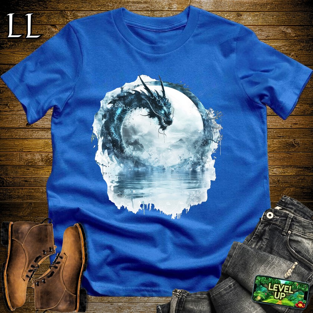 Water Dragon Softstyle Tee - Royal - LegacyLayers