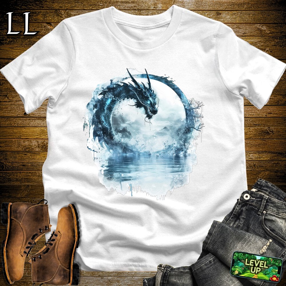 Water Dragon Softstyle Tee - White - LegacyLayers