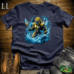 Water Gorilla Softstyle Tee Navy | Funny Water Sports Tee