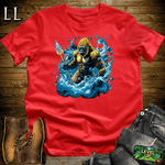 Water Gorilla Softstyle Tee Red | Funny Water Sports Tee