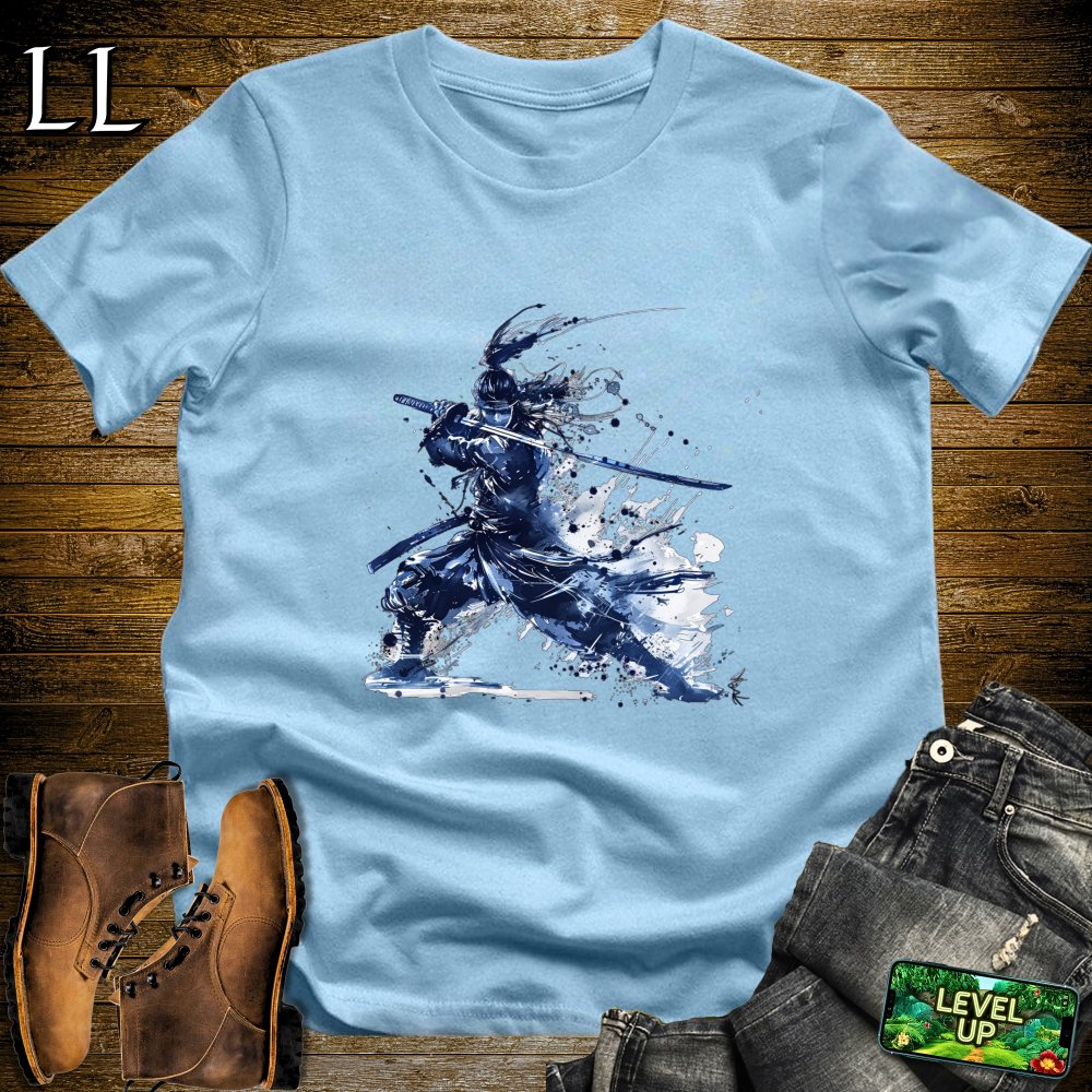 Water Samurai Softstyle Tee - Light Blue - LegacyLayers