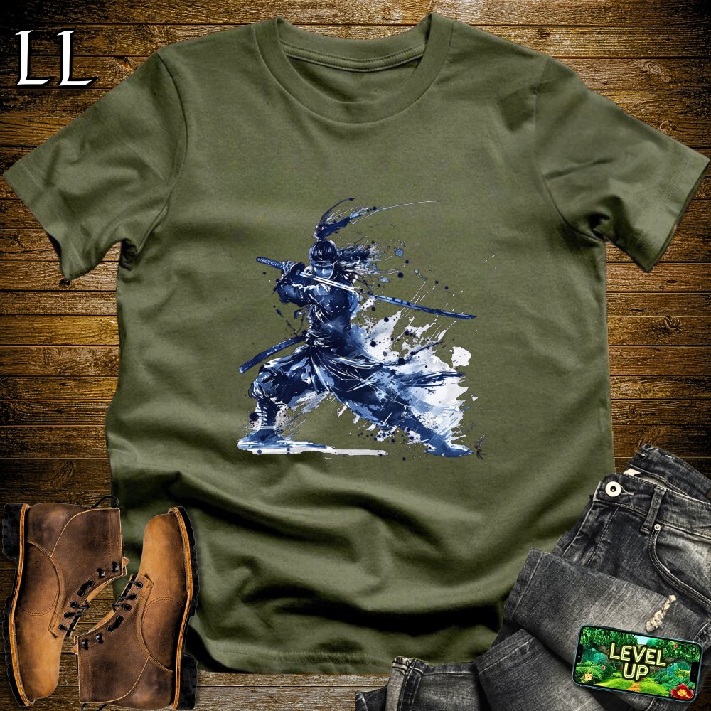 Water Samurai Softstyle Tee - Military Green - LegacyLayers