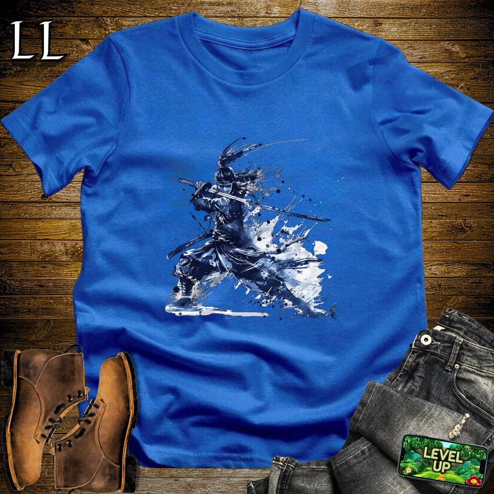 Water Samurai Softstyle Tee - Royal - LegacyLayers