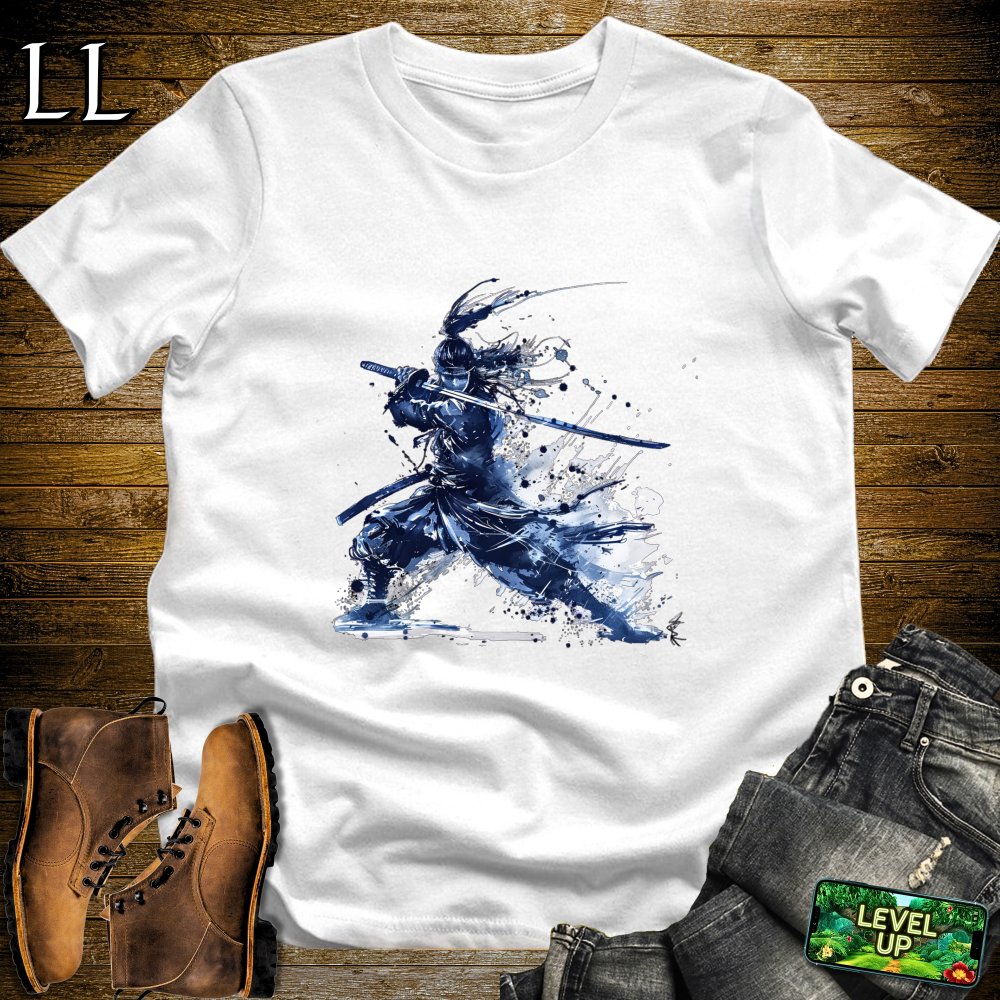 Water Samurai Softstyle Tee - White - LegacyLayers