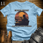 Weekend Forecast Cigar Softstyle T-Shirt Light Blue | Cigar Gift