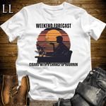 Weekend Forecast Cigar Softstyle T-Shirt White | Cigar Gift