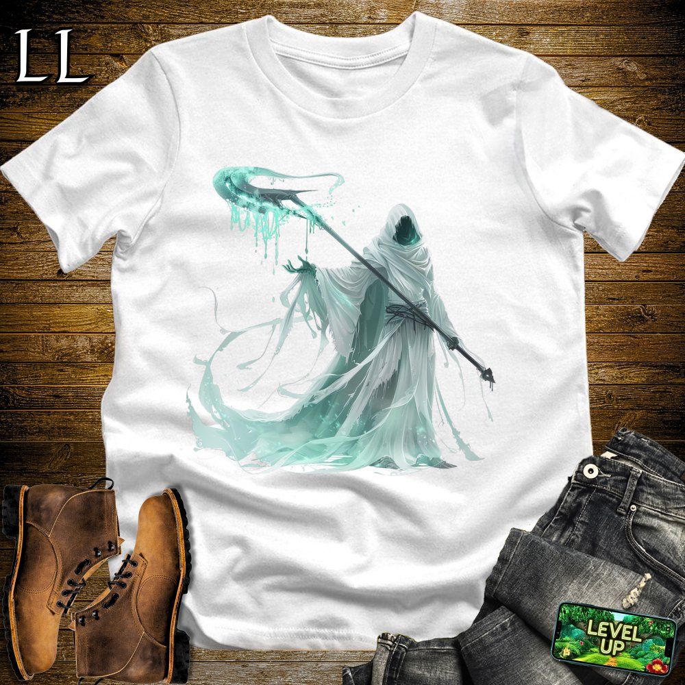 White Grim Reaper Softstyle Tee - White - LegacyLayers