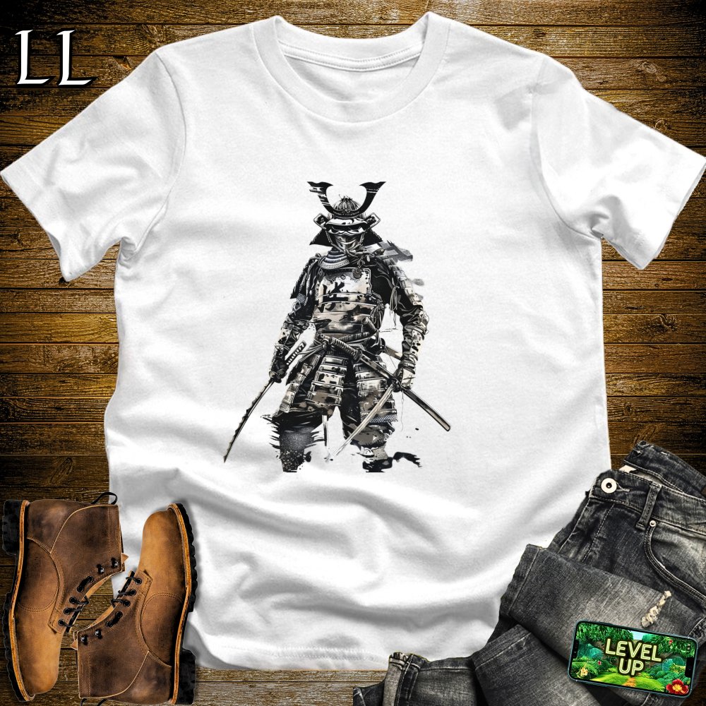 White Samurai Softstyle Tee - White - LegacyLayers