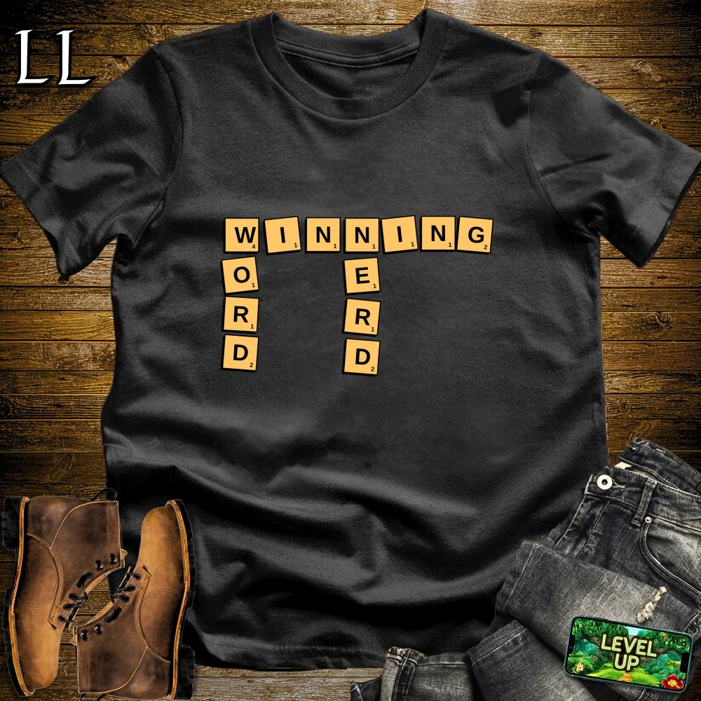 Winning Word Nerd Softstyle Tee - Black - LegacyLayers