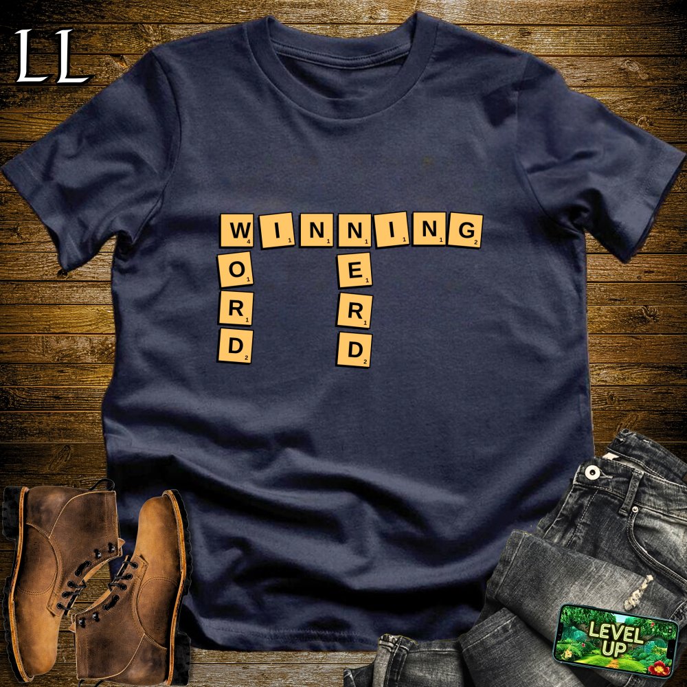 Winning Word Nerd Softstyle Tee - Navy - LegacyLayers