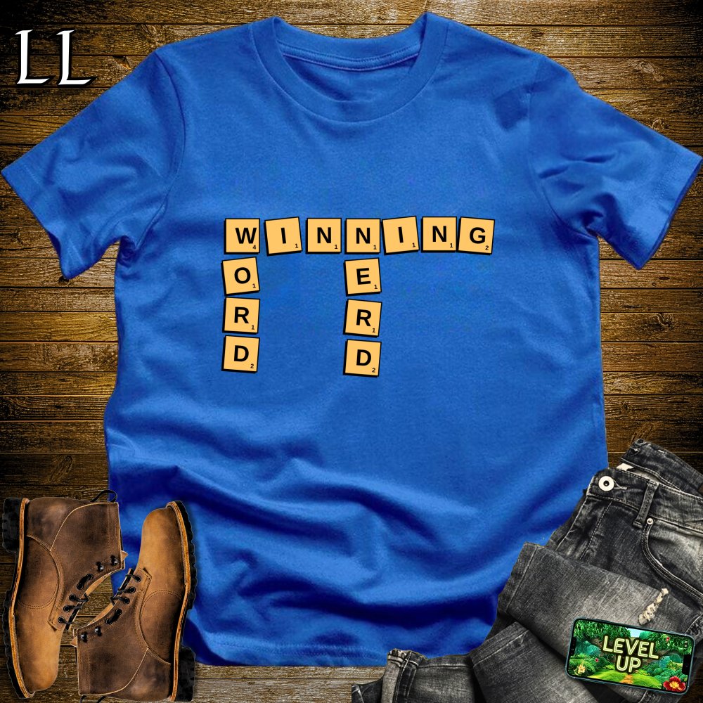 Winning Word Nerd Softstyle Tee - Royal - LegacyLayers