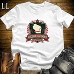 Wisconsin Cigar Smoker Shield T-Shirt White | Wisconsin Cigar Crest Gift Tee