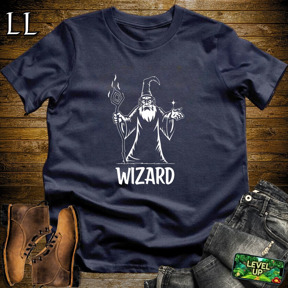 Wizard Softstyle Tee - Navy - LegacyLayers