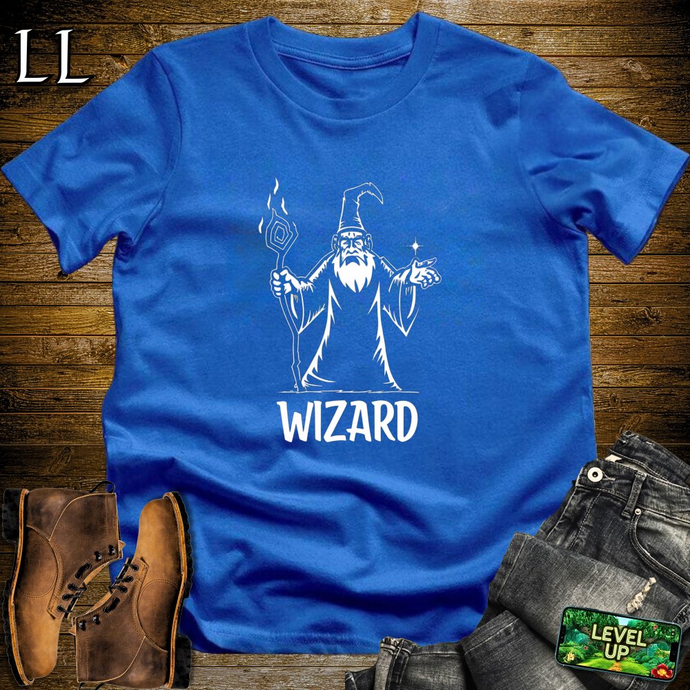 Wizard Softstyle Tee - Royal - LegacyLayers