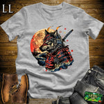 Wolf Samurai Softstyle Tee Sport Grey | Warrior Spirit Tee