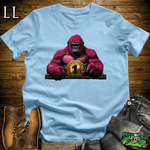World Champ Belt Gorilla Softstyle Tee Light Blue | Champ Gorilla Tee