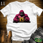 World Champ Belt Gorilla Softstyle Tee White | Champ Gorilla Tee
