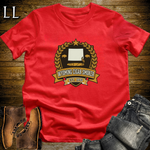 Wyoming Cigar Smoker Shield T-Shirt Red | Wyoming Cigar Smoker Shield Tee