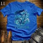 Yemoja African Goddess Softstyle Tee Royal Blue | Yoruba Ocean Goddess Tee