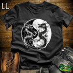 Yin Yang Dragons Black | Balance & Power Tee