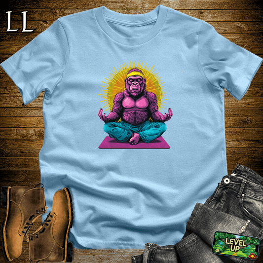 Yoga Gorilla Softstyle Tee - Light Blue - LegacyLayers