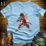 Young Samurai Training Softstyle Tee Light Blue | Martial Arts Tee