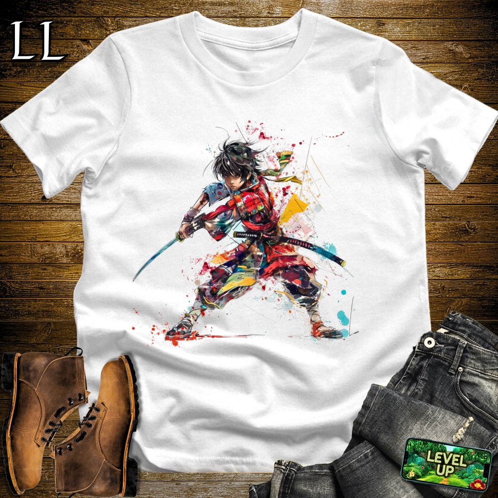 Young Samurai Training Softstyle Tee White | Martial Arts Tee