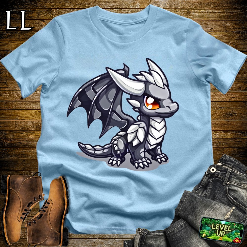 Young Silver Dragon Softstyle Tee - Light Blue - LegacyLayers