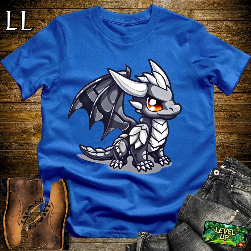 Young Silver Dragon Softstyle Tee - Royal - LegacyLayers