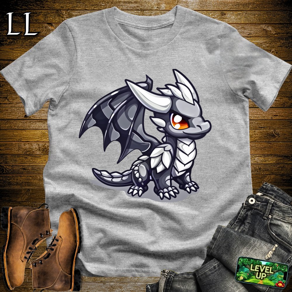 Young Silver Dragon Softstyle Tee - Sport Grey - LegacyLayers