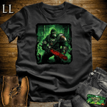 Zombie Hunter Gorilla Softstyle Tee Black | Horror Graphic Tee